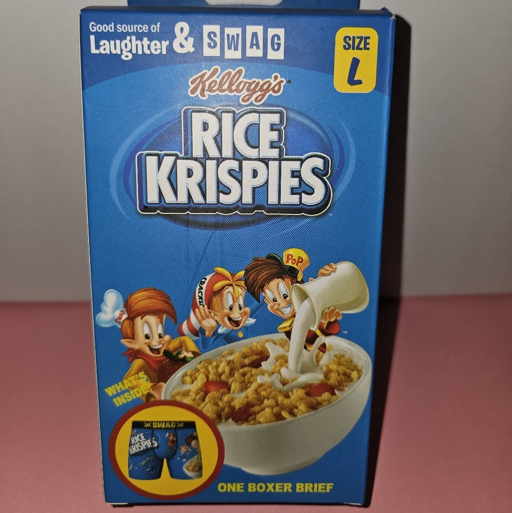 Swag Mens boxer brief. Rice Krispies  design
